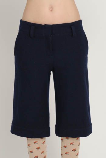 AW1213 LAMBS WOOL DECK SHORTS - MUSTARD